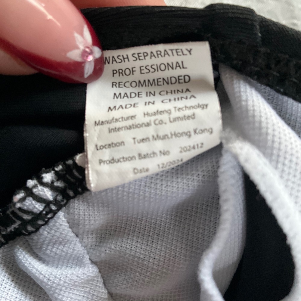 Black High Neck Keyhole Tankini Top Ruched Sides Adjustable Straps Size 17-18Y - Picture 7 of 7